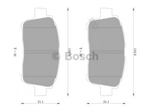 BOSCH 0 986 AB2 382 stabdžių trinkelių rinkinys, diskinis stabdys 
 Techninės priežiūros dalys -> Papildomas remontas
04465 12580, 04465 12581, 04465 12590