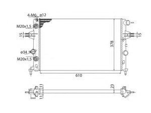 MAGNETI MARELLI 350213961003 radiatorius, variklio aušinimas 
 Aušinimo sistema -> Radiatorius/alyvos aušintuvas -> Radiatorius/dalys
09193265, 1300196, 1300214, 9119482