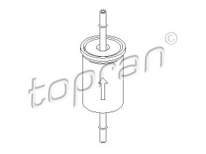 TOPRAN 301 655 kuro filtras 
 Techninės priežiūros dalys -> Papildomas remontas
3 964 918, EFG986, F89E9155AA
