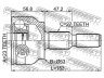 FEBEST 2110-CDH jungtis, kardaninis velenas
BV6Z-3B436-B