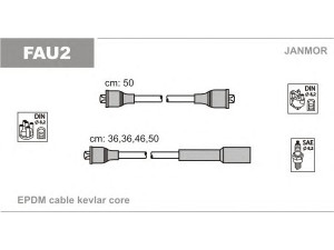JANMOR FAU2 uždegimo laido komplektas 
 Kibirkšties / kaitinamasis uždegimas -> Uždegimo laidai/jungtys
4451729, 4457181, 5888327, 5888332