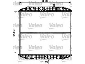 VALEO 730894 radiatorius, variklio aušinimas
6735001903, 6745000203, 6745000403