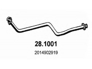 ASSO 28.1001 išleidimo kolektorius 
 Išmetimo sistema -> Išmetimo vamzdžiai
2014902919