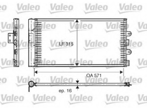 VALEO 817703 kondensatorius, oro kondicionierius 
 Oro kondicionavimas -> Kondensatorius
51712975, 51763472