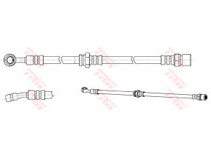 TRW PHD992 stabdžių žarnelė 
 Stabdžių sistema -> Stabdžių žarnelės
96397200, 96397202, 96397200, 96397202