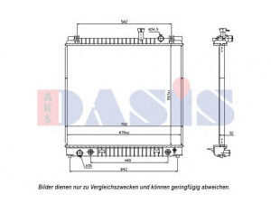AKS DASIS 070166N radiatorius, variklio aušinimas 
 Aušinimo sistema -> Radiatorius/alyvos aušintuvas -> Radiatorius/dalys
214607S000, 214607S00A