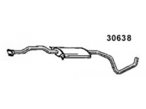 MAPCO 30638 vidurinis duslintuvas 
 Išmetimo sistema -> Duslintuvas
1 031 543, 7 331 760