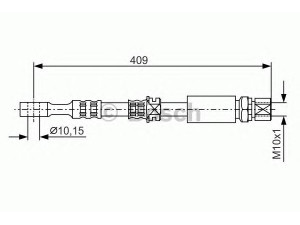 BOSCH 1 987 476 644 stabdžių žarnelė 
 Stabdžių sistema -> Stabdžių žarnelės
562364, 90495787, 90539252, 90495787