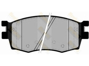 Brake ENGINEERING PA1707 stabdžių trinkelių rinkinys, diskinis stabdys 
 Techninės priežiūros dalys -> Papildomas remontas
581011GA00, 581011GE00, 581011GA00