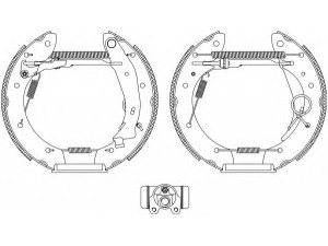 HELLA PAGID 8DB 355 004-351 stabdžių trinkelių komplektas 
 Techninės priežiūros dalys -> Papildomas remontas
1610091280, 4241J8, 4241K7, 4241K8
