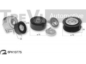 TREVI AUTOMOTIVE KA1198 V formos rumbuotas diržas, komplektas 
 Techninės priežiūros dalys -> Techninės priežiūros intervalai