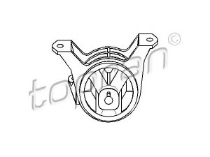 TOPRAN 206 162 variklio montavimas 
 Variklis -> Variklio montavimas -> Variklio montavimo rėmas
56 84 051, 90575772