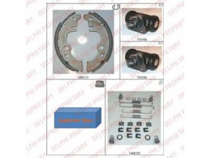 DELPHI 617 stabdžių trinkelių komplektas
7701 203 435