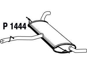 FENNO P1444 galinis duslintuvas 
 Išmetimo sistema -> Duslintuvas
18307809845