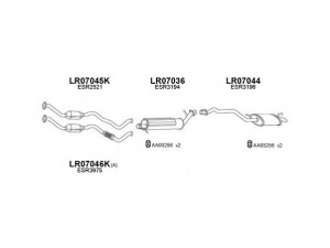 VENEPORTE 070021 išmetimo sistema 
 Išmetimo sistema -> Išmetimo sistema, visa