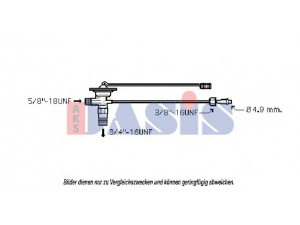 AKS DASIS 840006N išsiplėtimo vožtuvas, oro kondicionavimas 
 Oro kondicionavimas -> Vožtuvai
60811831, CAA5934, CAC2423