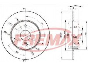 FREMAX BD-4341 stabdžių diskas 
 Dviratė transporto priemonės -> Stabdžių sistema -> Stabdžių diskai / priedai
C0002052V021, C0004341V001, C0004341V002