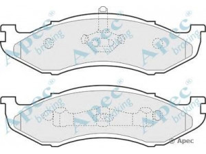 APEC braking PAD1056 stabdžių trinkelių rinkinys, diskinis stabdys 
 Techninės priežiūros dalys -> Papildomas remontas
04778058AB, 04883344AD, 5191955AA