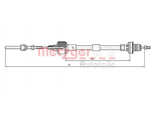 METZGER 11.2532 sankabos trosas 
 Dviratė transporto priemonės -> Kabeliai ir tachometro velenaai -> Sankabos trosas
669187, 90522447