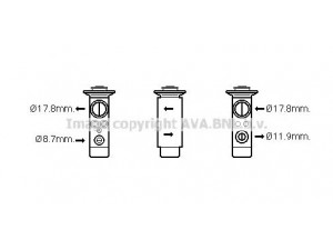 AVA QUALITY COOLING ME1273 išsiplėtimo vožtuvas, oro kondicionavimas
0038307384