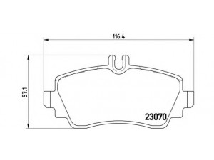 BREMBO P 50 047 stabdžių trinkelių rinkinys, diskinis stabdys 
 Techninės priežiūros dalys -> Papildomas remontas
4144200220, A4144200220