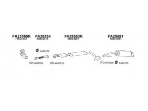 VENEPORTE 250173 išmetimo sistema