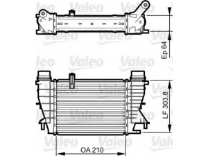 VALEO 818251 tarpinis suslėgto oro aušintuvas, kompresorius 
 Variklis -> Oro tiekimas -> Įkrovos agregatas (turbo/superįkrova) -> Tarpinis suslėgto oro aušintuvas
144618748R