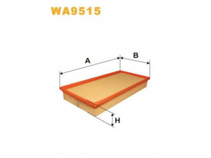 WIX FILTERS WA9515 oro filtras 
 Filtrai -> Oro filtras
7L0129620, 95511013100, 95811013000