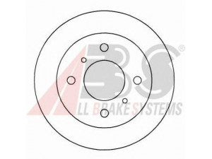 A.B.S. 16104 OE stabdžių diskas 
 Stabdžių sistema -> Diskinis stabdys -> Stabdžių diskas
43202-99J01, 43206-42R05, 43206-5M311