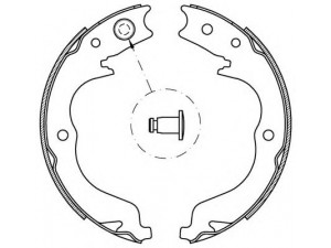 OPEN PARTS BSA2219.00 stabdžių trinkelių komplektas 
 Techninės priežiūros dalys -> Papildomas remontas
4241N6, 4800A001, MN161157, MR955704