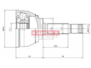 KAMOKA 6248 jungčių komplektas, kardaninis velenas 
 Ratų pavara -> Sujungimai/komplektas
MB 297438, MB 297678, MB 297696