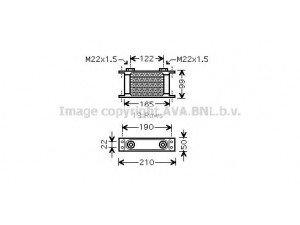 AVA QUALITY COOLING UV3132 alyvos aušintuvas, variklio alyva