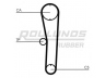 ROULUNDS RUBBER RR1337 paskirstymo diržas 
 Techninės priežiūros dalys -> Papildomas remontas
91112009, 1356815010, 1276178400