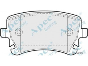 APEC braking PAD1298 stabdžių trinkelių rinkinys, diskinis stabdys 
 Techninės priežiūros dalys -> Papildomas remontas
4B3698451, 4B3698451A, 4F0698451