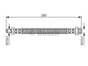 BOSCH 1 987 476 522 stabdžių žarnelė 
 Stabdžių sistema -> Stabdžių žarnelės
4806 32, 4806 32