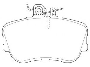 WAGNER WBP21439A stabdžių trinkelių rinkinys, diskinis stabdys 
 Techninės priežiūros dalys -> Papildomas remontas
0024202120, 0024202220, 0054200320
