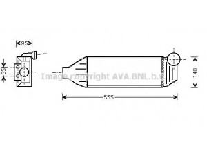 AVA QUALITY COOLING FDA4309 tarpinis suslėgto oro aušintuvas, kompresorius 
 Variklis -> Oro tiekimas -> Įkrovos agregatas (turbo/superįkrova) -> Tarpinis suslėgto oro aušintuvas
1025160, 1036593, 1056493, 1671446