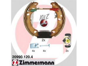 ZIMMERMANN 20990.120.4 stabdžių trinkelių komplektas 
 Techninės priežiūros dalys -> Papildomas remontas