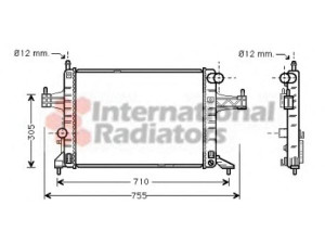 VAN WEZEL 37002306 radiatorius, variklio aušinimas 
 Aušinimo sistema -> Radiatorius/alyvos aušintuvas -> Radiatorius/dalys
09201956, 1300237, 95513833