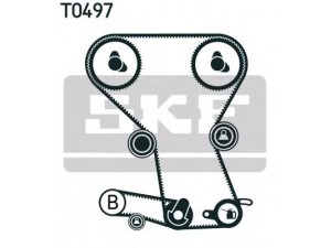 SKF VKMA 95023 paskirstymo diržo komplektas 
 Techninės priežiūros dalys -> Papildomas remontas
MD 012587, MD 115976, MD 115977