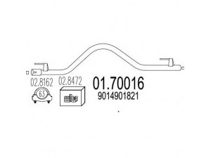 MTS 01.70016 išleidimo kolektorius 
 Išmetimo sistema -> Išmetimo vamzdžiai
9014901821