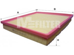 MFILTER K 726 oro filtras 
 Techninės priežiūros dalys -> Techninės priežiūros intervalai
16546-00QOH, 4411279, 4414665, 4417142