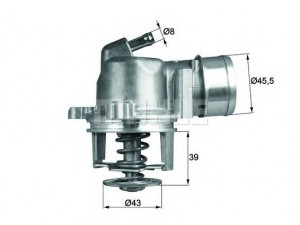 BEHR TI 208 87D termostatas, aušinimo skystis 
 Aušinimo sistema -> Termostatas/tarpiklis -> Thermostat
120 200 00 15, 120 203 02 75