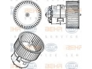 HELLA 8EW 351 104-441 vidaus pūtiklis 
 Šildymas / vėdinimas -> Orpūtė/dalys
8T2 820 021