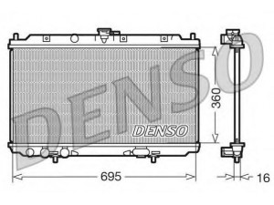 DENSO DRM46012 radiatorius, variklio aušinimas 
 Aušinimo sistema -> Radiatorius/alyvos aušintuvas -> Radiatorius/dalys
21410BM400, 21410BM402