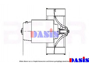AKS DASIS 741020N vidaus pūtiklis 
 Šildymas / vėdinimas -> Orpūtė/dalys
0018302508, A0018302508