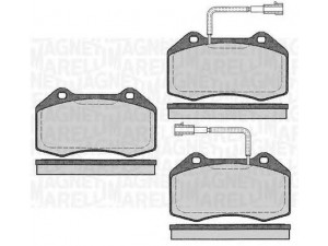 MAGNETI MARELLI 363916060591 stabdžių trinkelių rinkinys, diskinis stabdys
