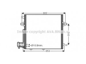 AVA QUALITY COOLING MS5406 kondensatorius, oro kondicionierius
