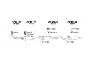 VENEPORTE 400302 išmetimo sistema 
 Išmetimo sistema -> Išmetimo sistema, visa