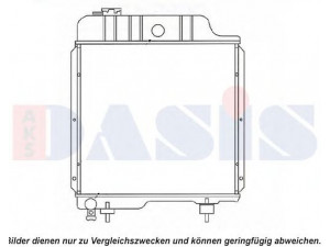 AKS DASIS 450141N radiatorius, variklio aušinimas